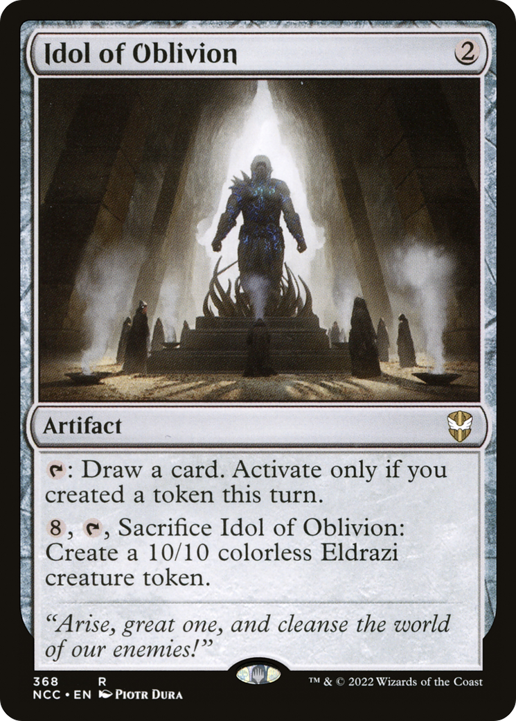 Idol of Oblivion (NCC-368) [New Capenna Commander]