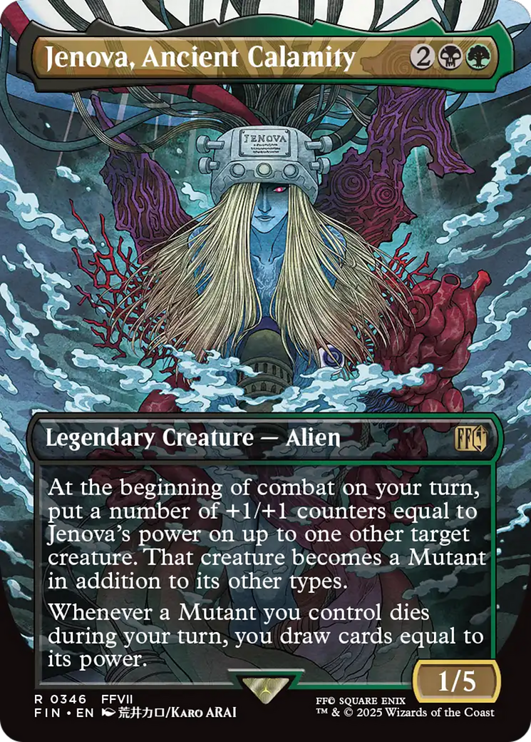 Jenova, Ancient Calamity (Borderless) (FIN-346) [FINAL FANTASY] (Borderless)