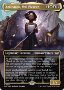 Aminatou, Veil Piercer (Borderless) (DSC-001) [Duskmourn: House of Horror Commander]
