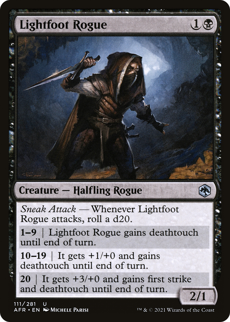 Lightfoot Rogue (AFR-111) [Adventures in the Forgotten Realms] Foil