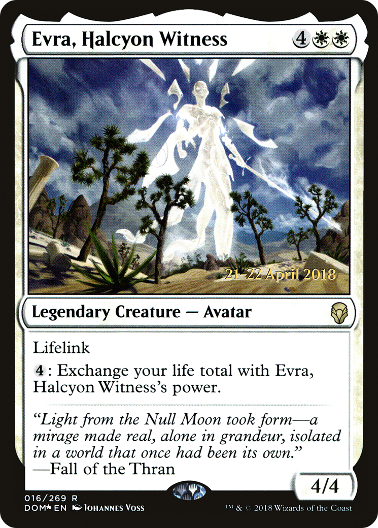 Evra, Halcyon Witness (PRE-16S) [Dominaria Promos] Foil