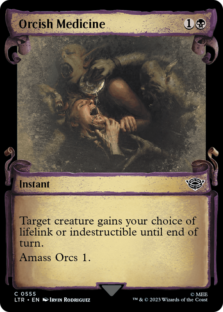 Orcish Medicine (Showcase Scrolls) (LTR-555) [The Lord of the Rings: Tales of Middle-earth]