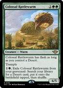 Colossal Rattlewurm (PPOTJ-159P) [Outlaws of Thunder Junction Promos]