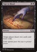 Sign in Blood (M15-114) [Magic 2015] Foil