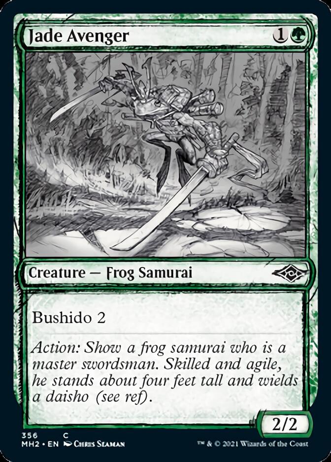 Jade Avenger (MH2-356) [Modern Horizons 2]: (Showcase)