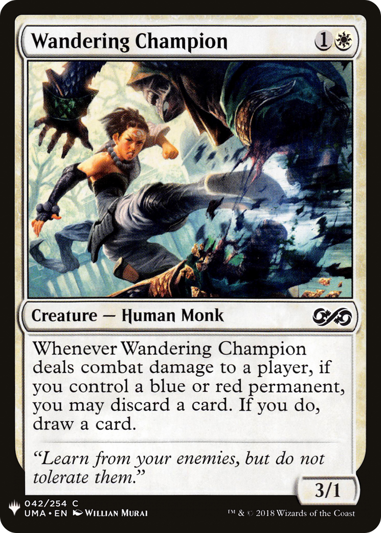 Wandering Champion (LIST-UMA-42) [The List]