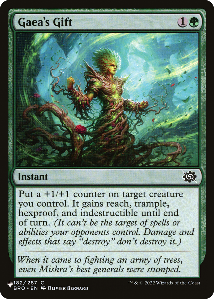 Gaea's Gift (LIST-BRO-182) [The List]