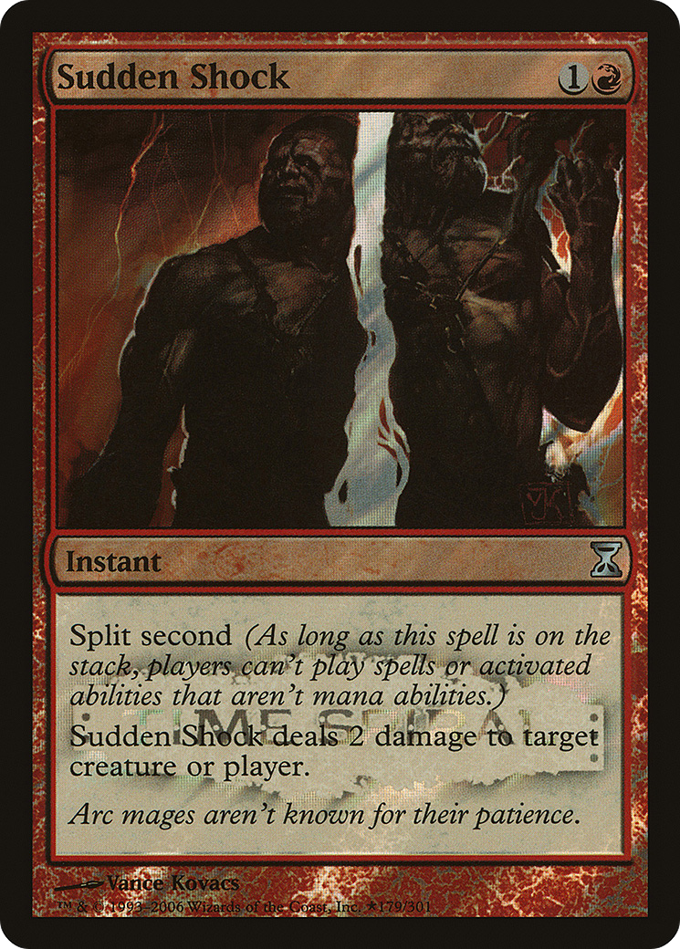 Sudden Shock (LARP-179★) [Time Spiral Promos] Foil