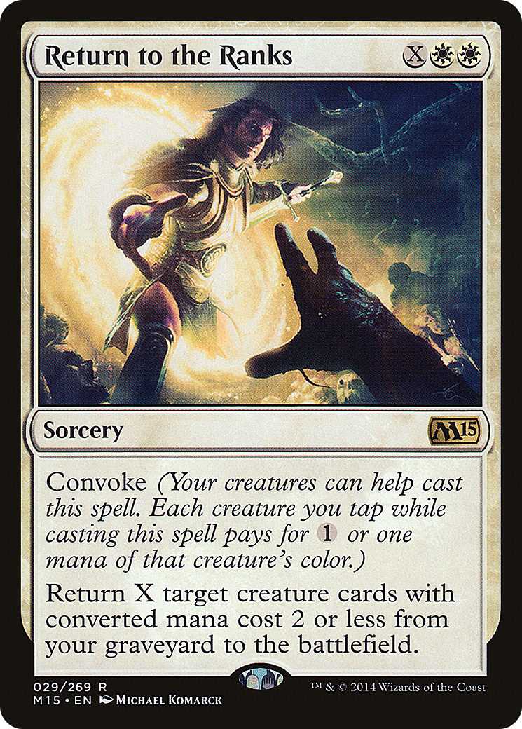Return to the Ranks (M15-029) [Magic 2015]
