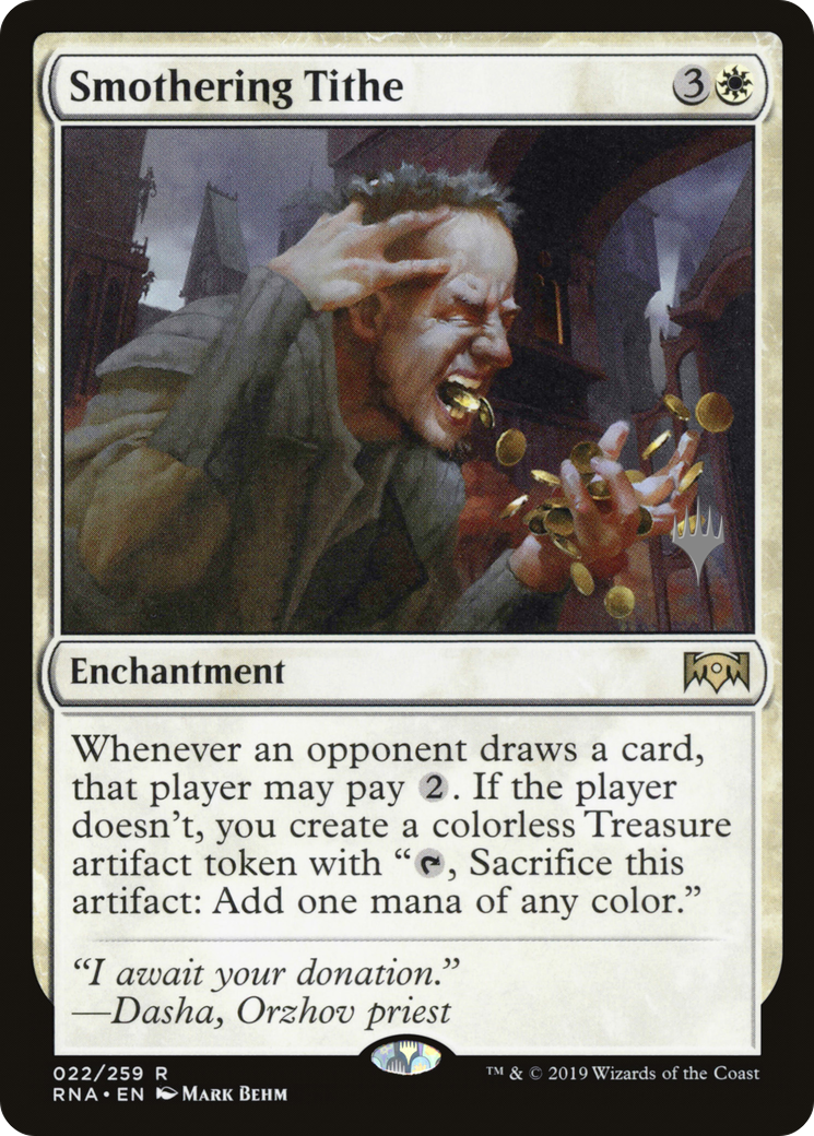 Smothering Tithe (PPELD-22P) [Ravnica Allegiance Promos]