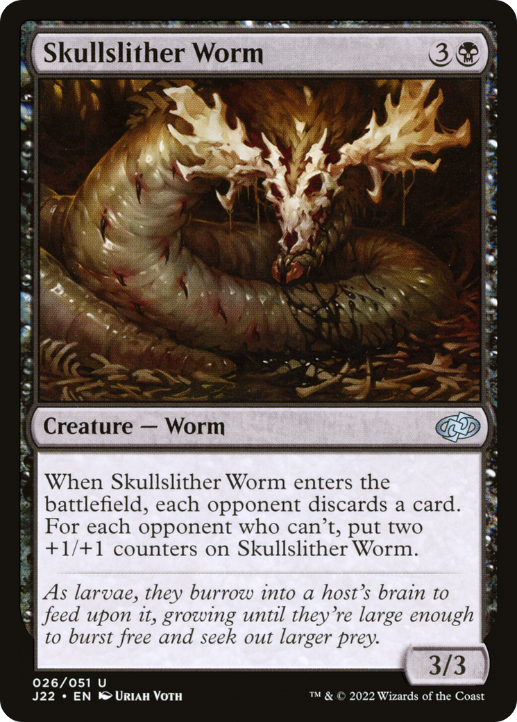 Skullslither Worm (J22-026) [Jumpstart 2022]