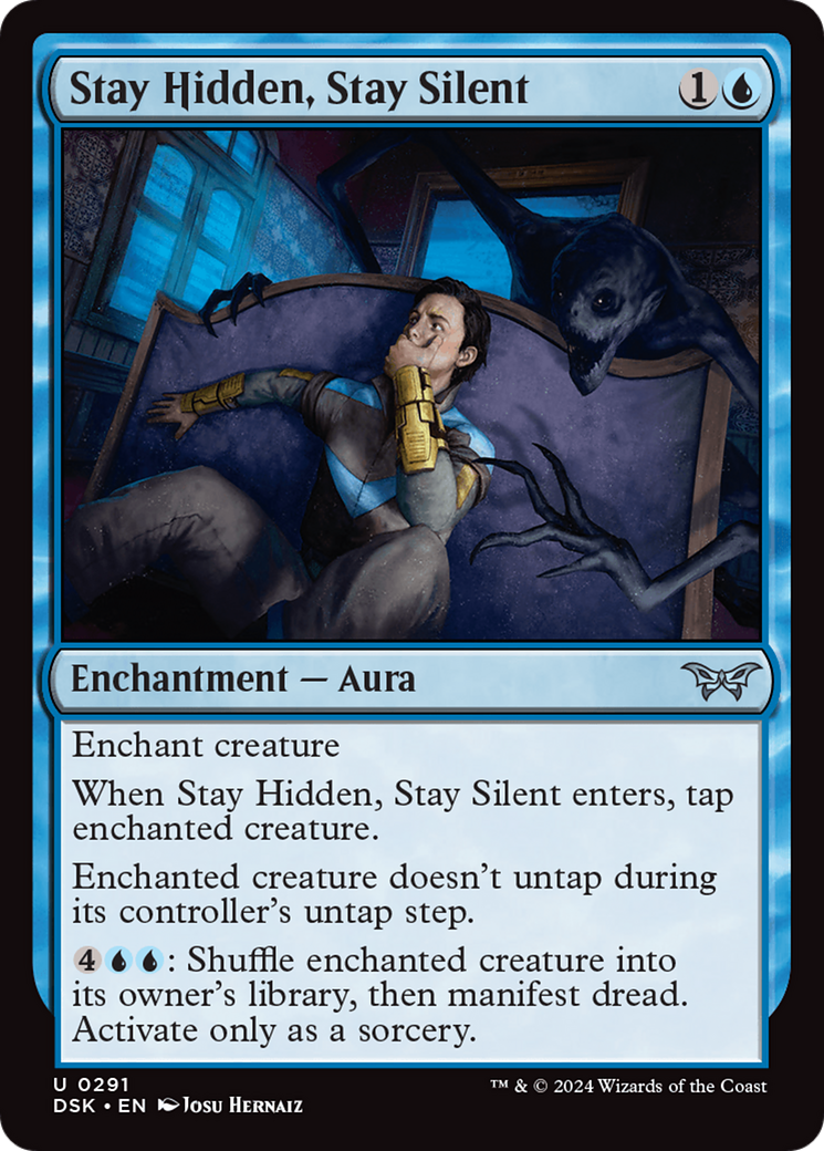 Stay Hidden, Stay Silent (DSK-291) [Duskmourn: House of Horror] Foil