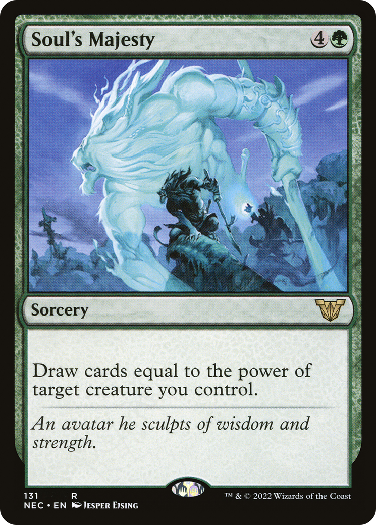 Soul's Majesty (NEC-131) [Neon Dynasty Commander]