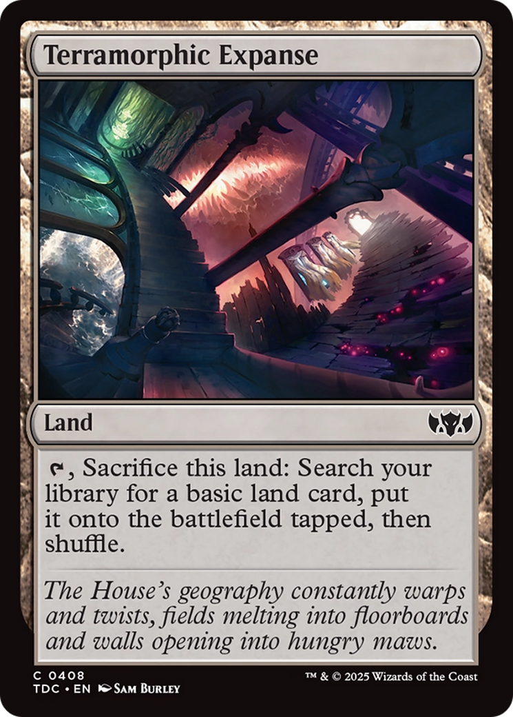 Terramorphic Expanse (TDC-408) [Commander: Tarkir: Dragonstorm]