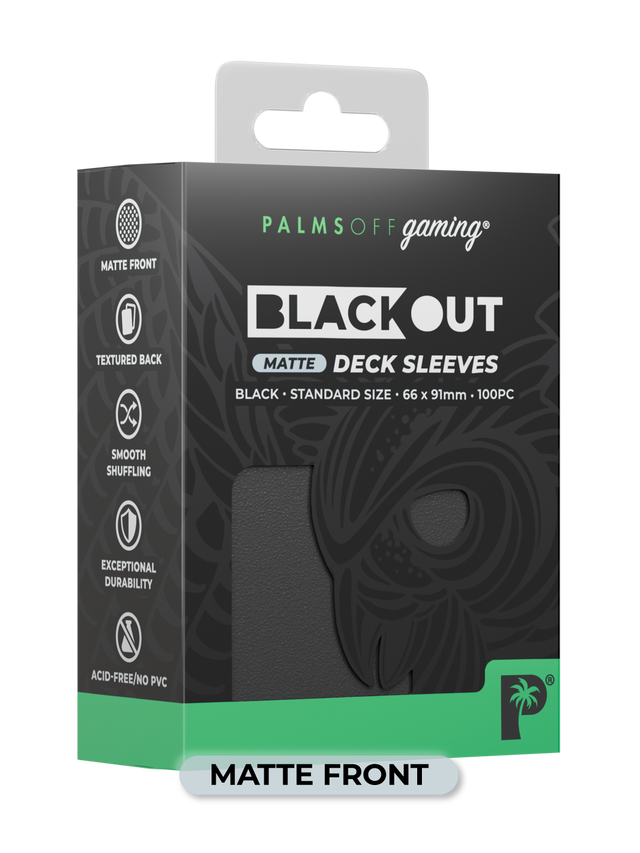 Palms Off Blackout Matte Sleeves