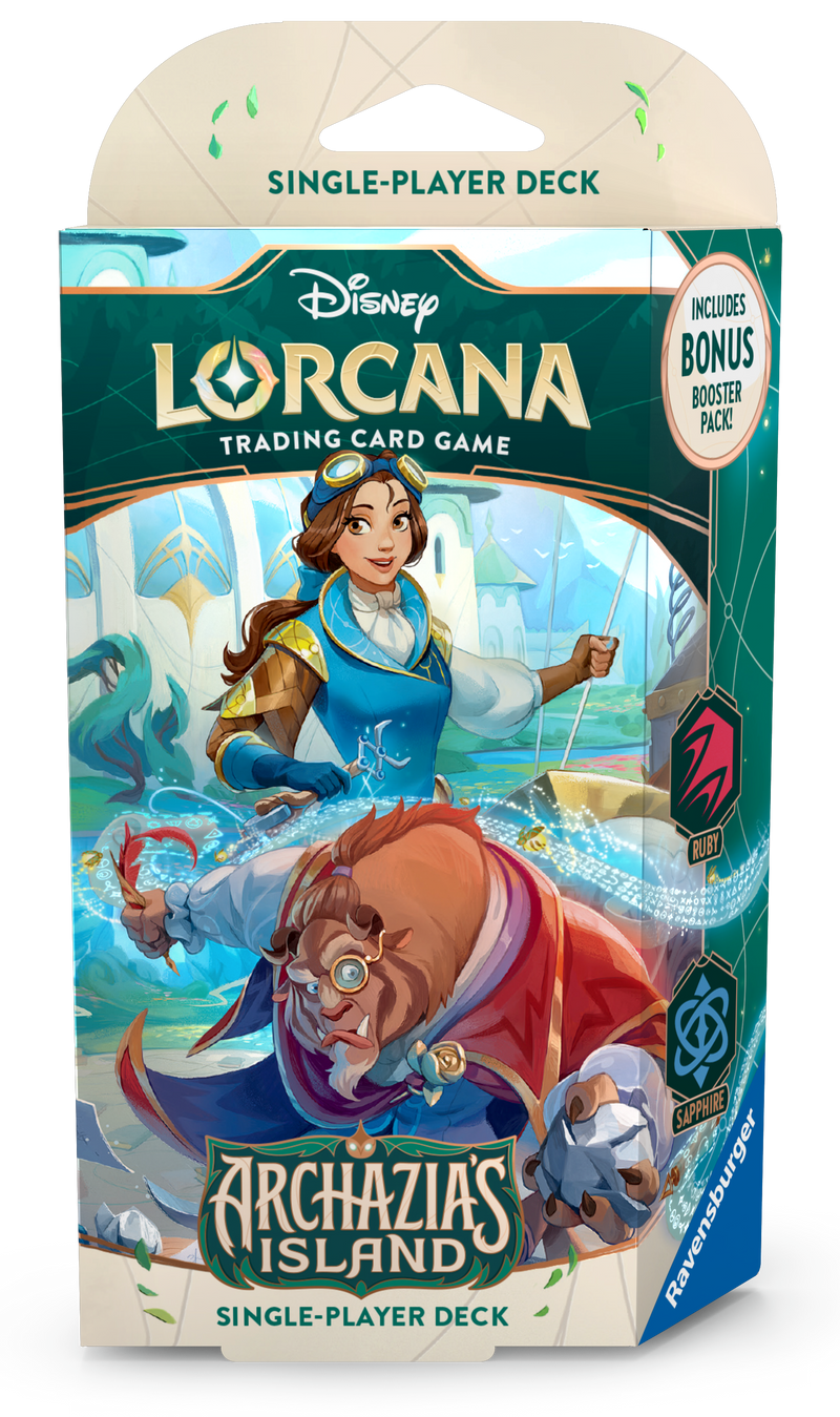 Disney Lorcana: Archazia's Island Starter Deck Ruby & Sapphire