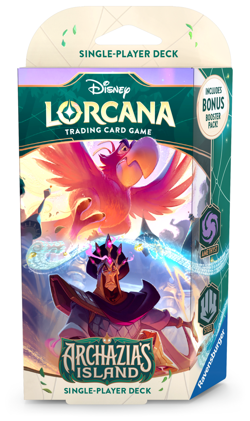 Disney Lorcana: Archazia's Island Starter Deck Amethyst & Steel