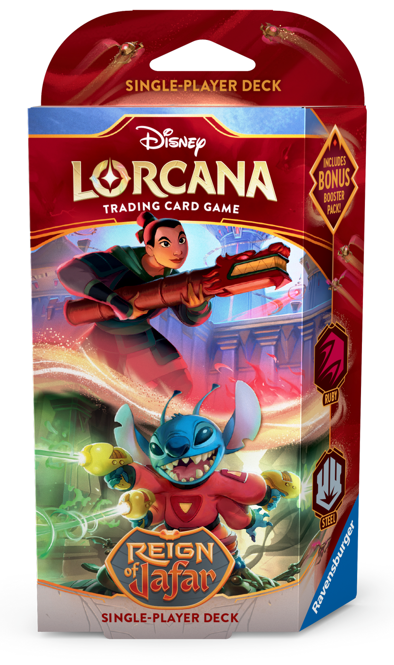 Disney Lorcana: Reign of Jafar Starter Deck Ruby & Steel