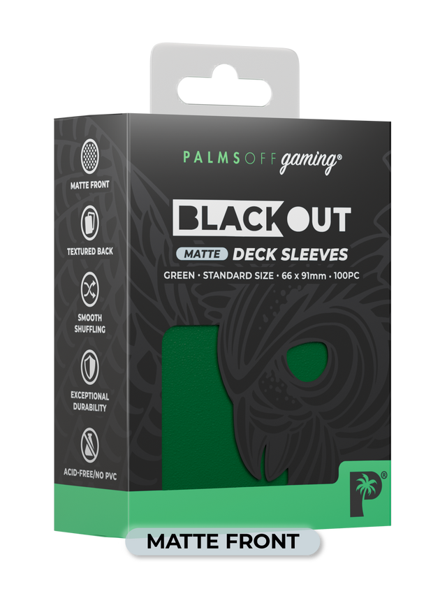 Palms Off Blackout Matte Sleeves