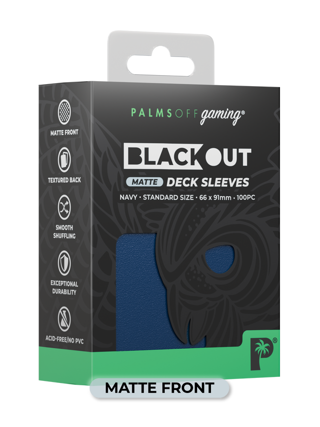 Palms Off Blackout Matte Sleeves