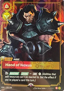 Darius - Hand of Noxus (253/298) - Riftbound Organized Play Promotional Cards Foil