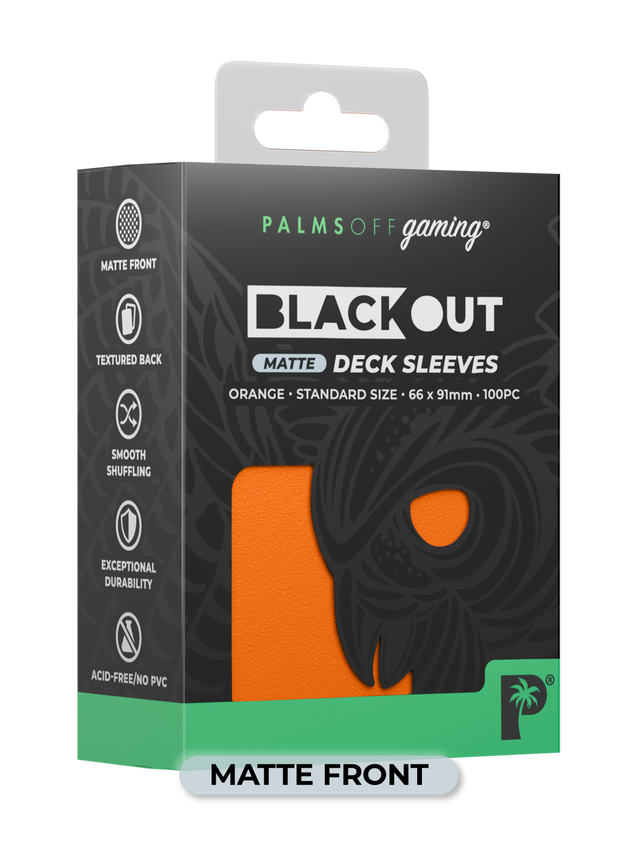 Palms Off Blackout Matte Sleeves