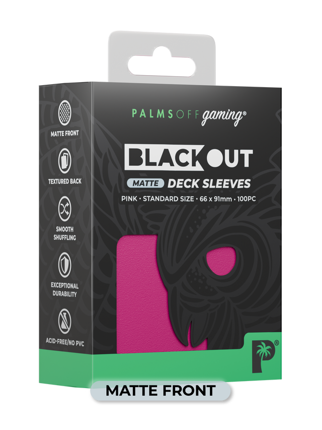 Palms Off Blackout Matte Sleeves