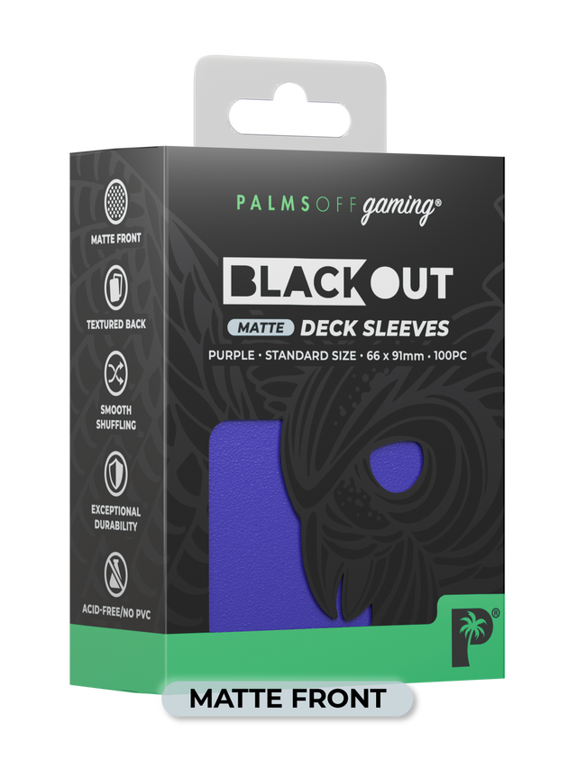 Palms Off Blackout Matte Sleeves