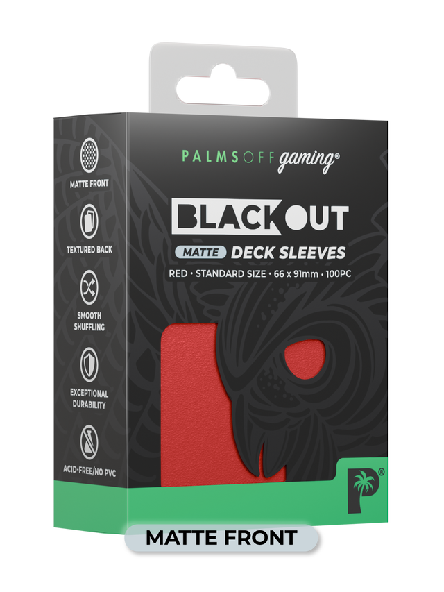 Palms Off Blackout Matte Sleeves