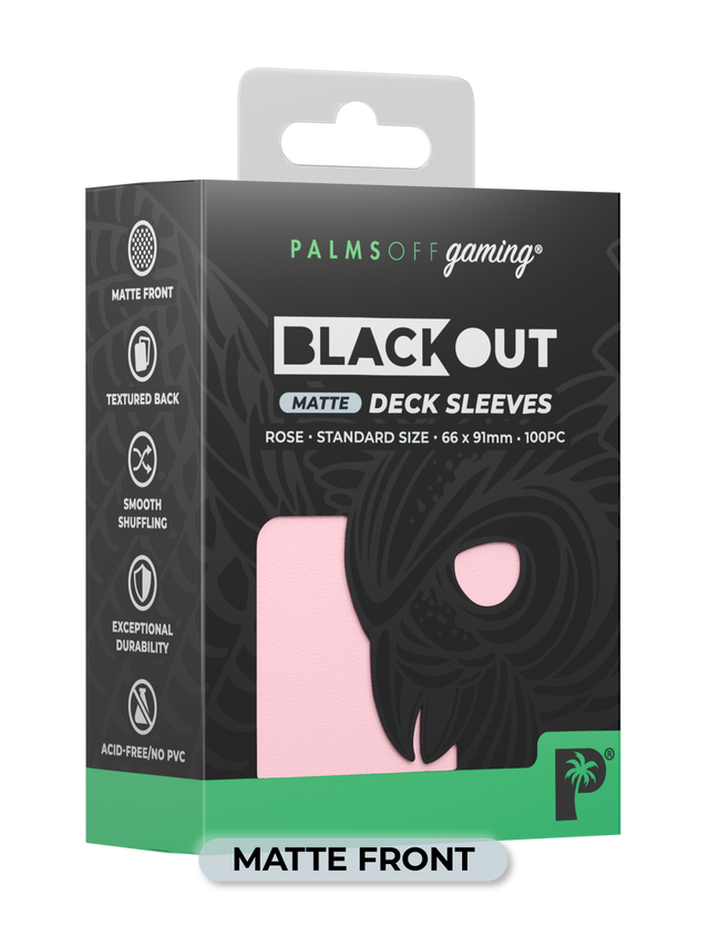Palms Off Blackout Matte Sleeves