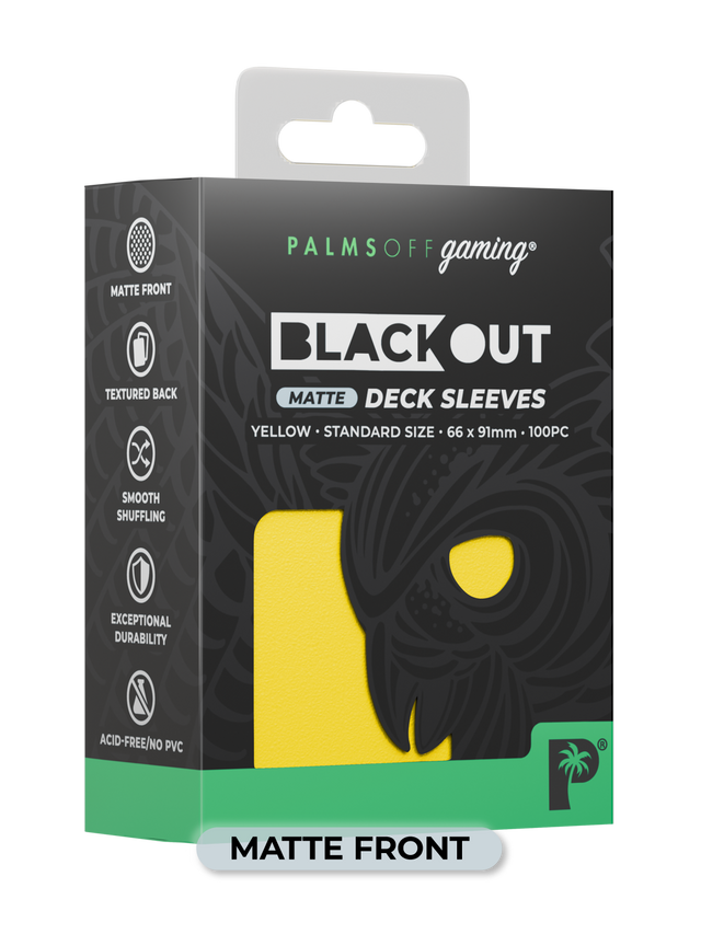 Palms Off Blackout Matte Sleeves