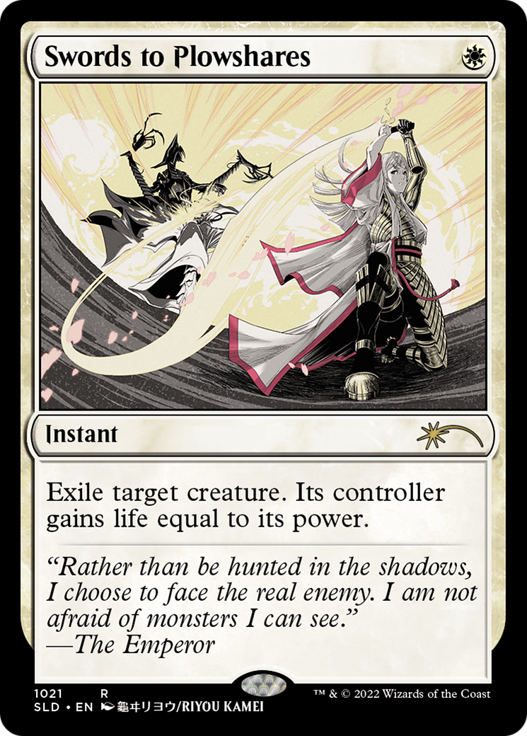 Swords to Plowshares (SLD-1021) [Secret Lair Drop] Foil