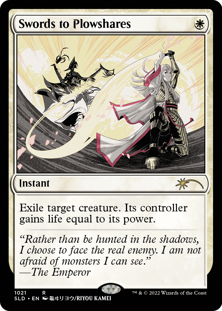 Swords to Plowshares (SLD-1021) [Secret Lair Drop]