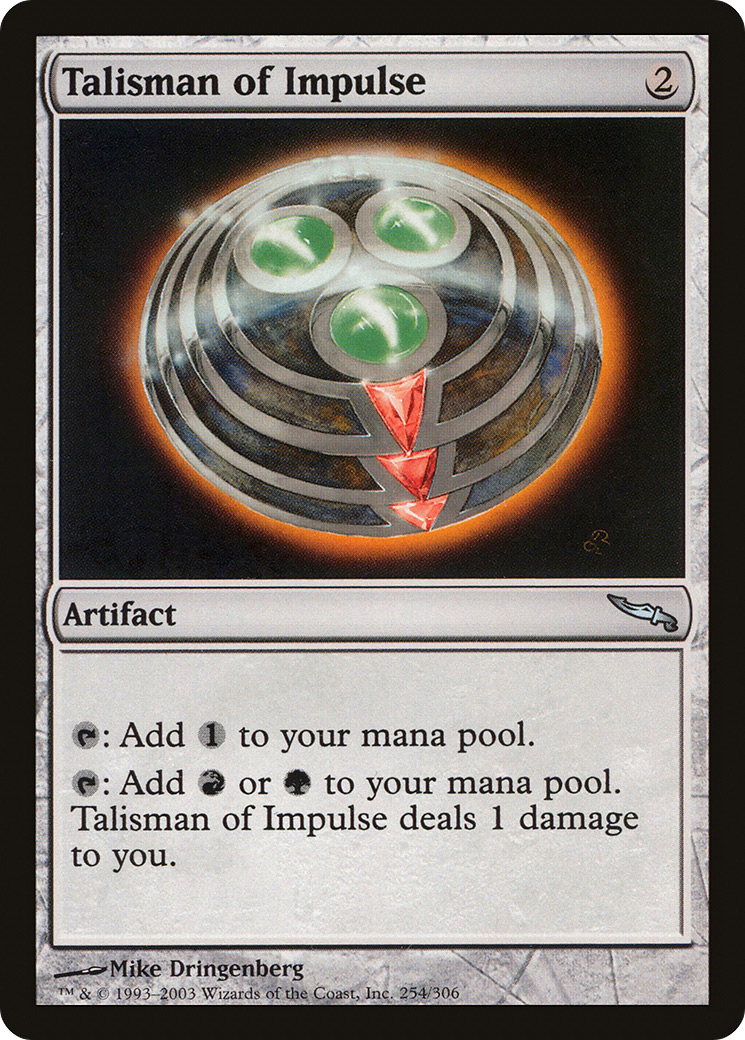 Talisman of Impulse (MRD-254) [Mirrodin]
