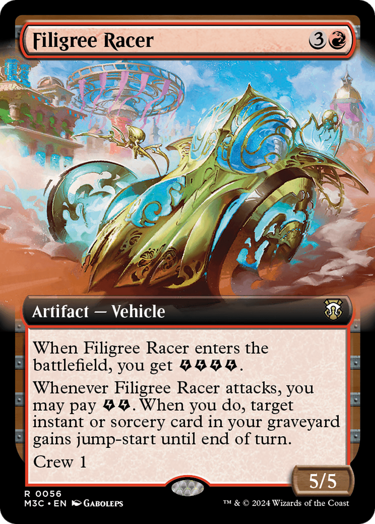 Filigree Racer (M3C-056) [Modern Horizons 3 Commander]: (Extended Art) Foil