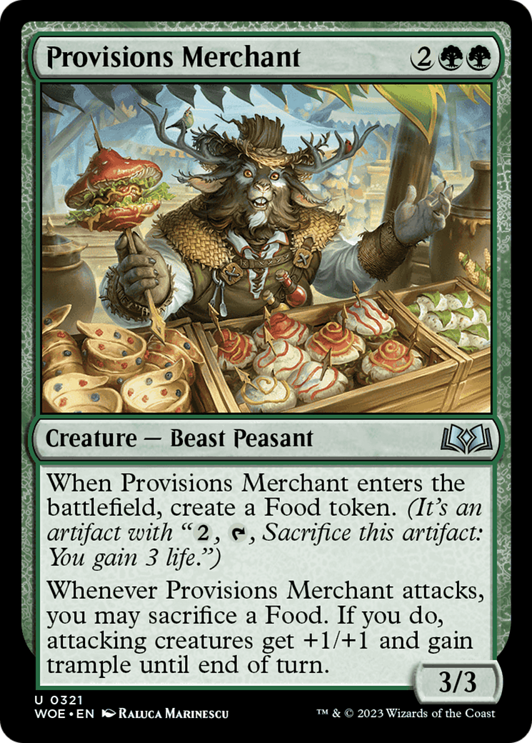 Provisions Merchant (WOE-321) [Wilds of Eldraine] Foil
