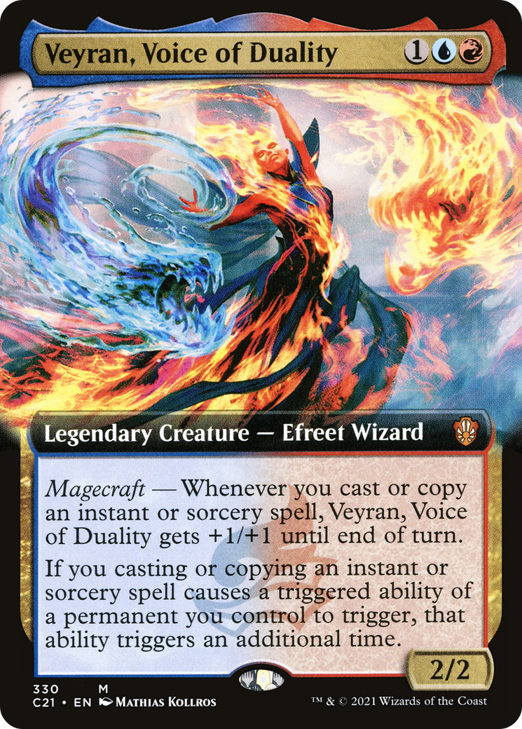 Veyran, Voice of Duality (C21-330) [Commander 2021]: (Extended Art)