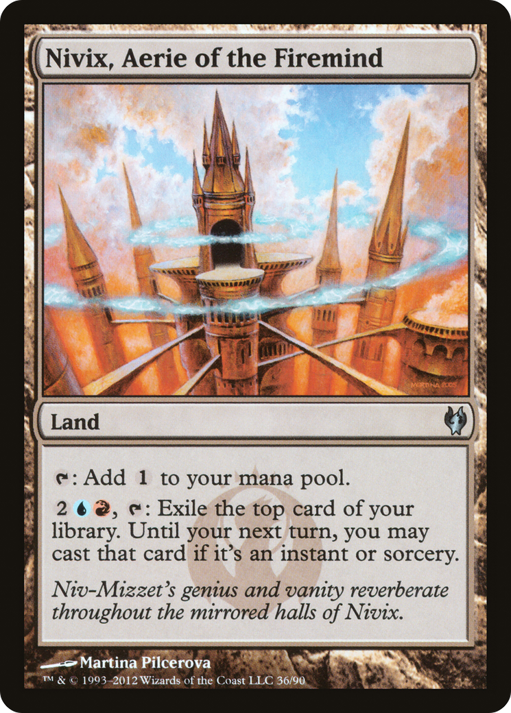 Nivix, Aerie of the Firemind (DDJ-036) [Duel Decks: Izzet vs. Golgari]