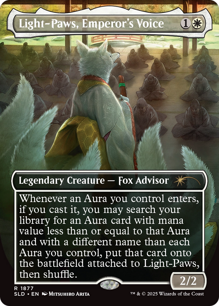 Light-Paws, Emperor's Voice (SLD-1877) [Secret Lair Drop] (Borderless)