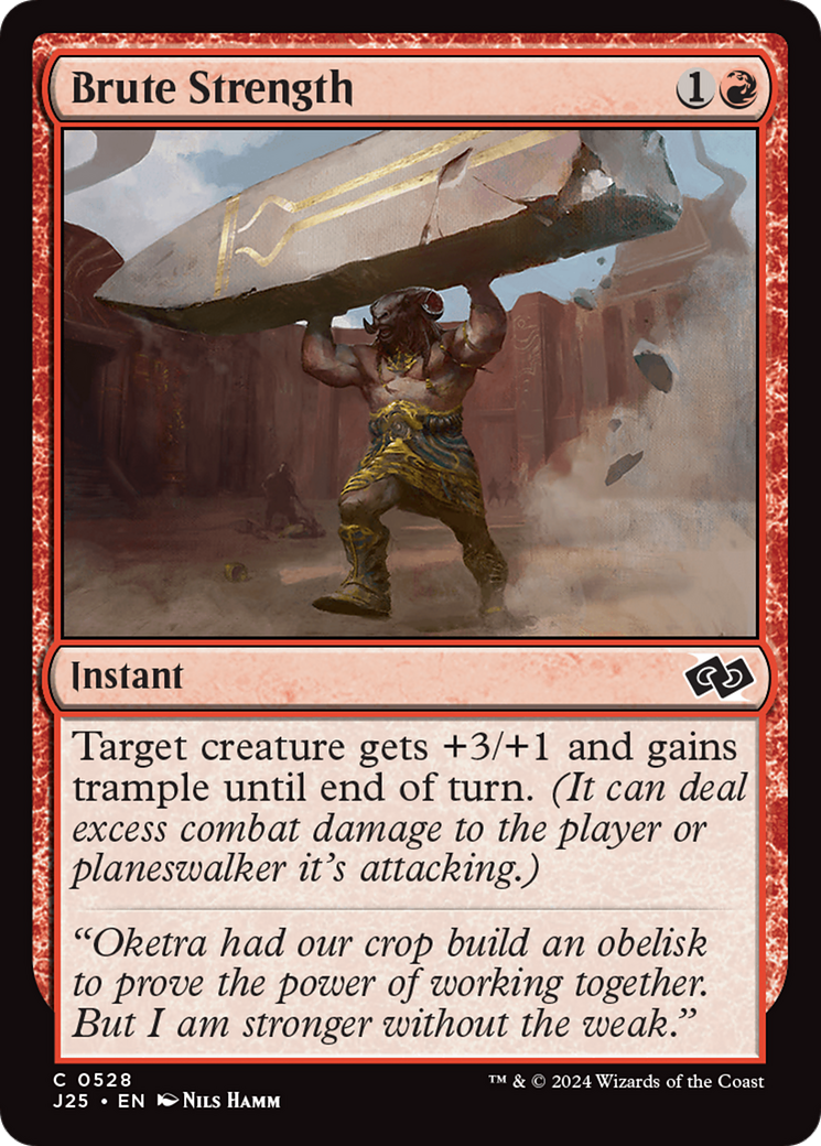 Brute Strength (J25-528) [Foundations Jumpstart]