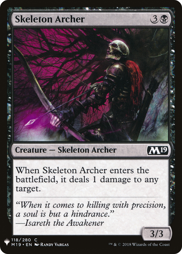 Skeleton Archer (LIST-M19-118) [The List]