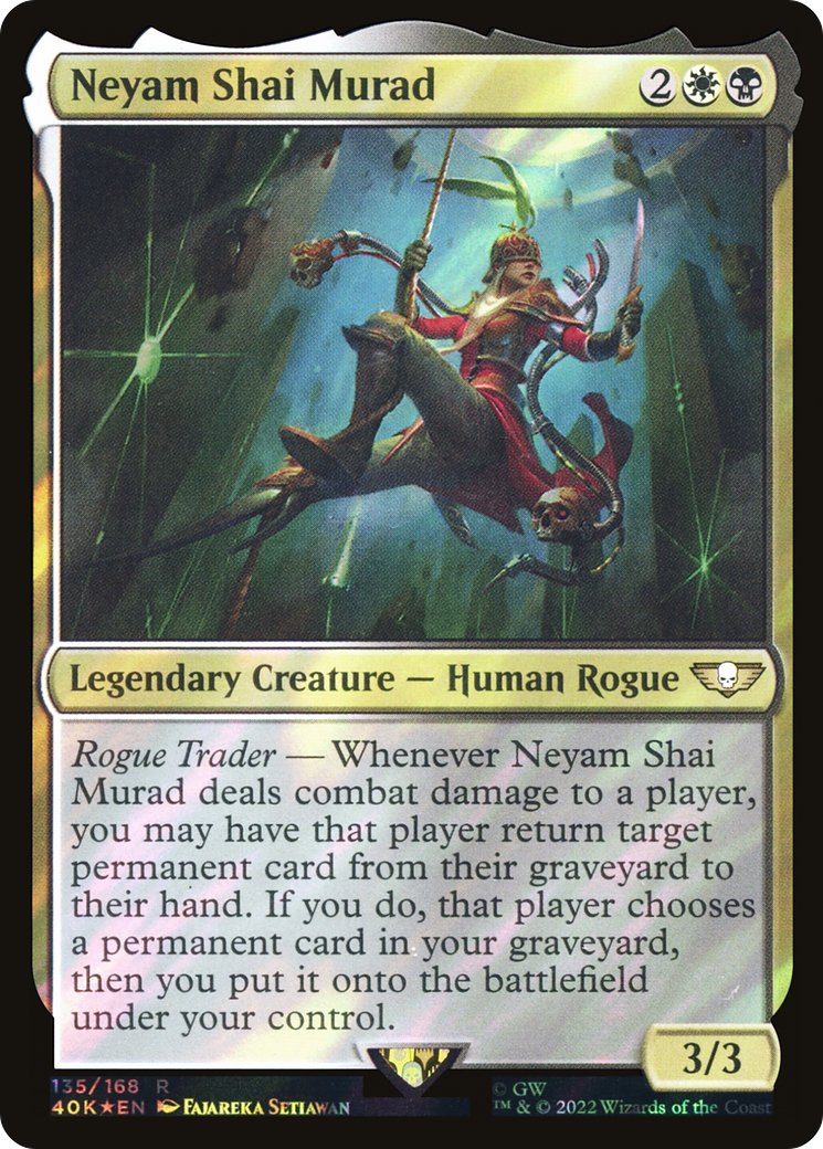 Neyam Shai Murad (Surge Foil) (40K-135) [Warhammer 40,000 Commander] Foil