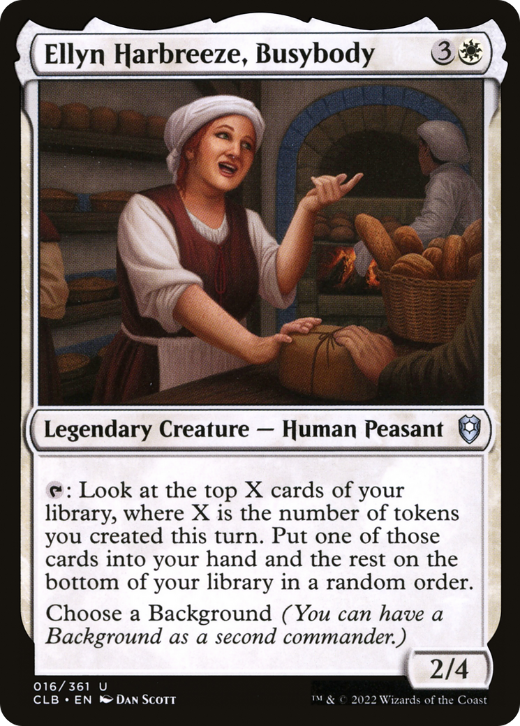 Ellyn Harbreeze, Busybody (CLB-016) [Commander Legends: Battle for Baldur's Gate]