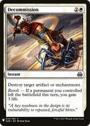 Decommission (LIST-AER-16) [The List]