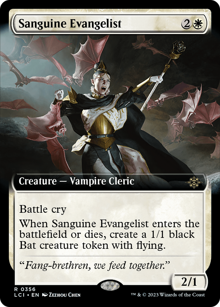 Sanguine Evangelist (LCI-356) [The Lost Caverns of Ixalan]: (Extended Art)