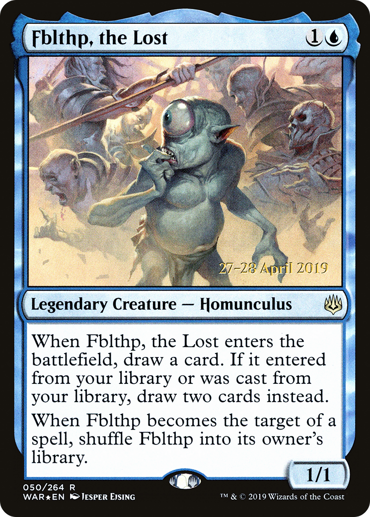 Fblthp, the Lost (PRE-50S) [War of the Spark Promos] Foil
