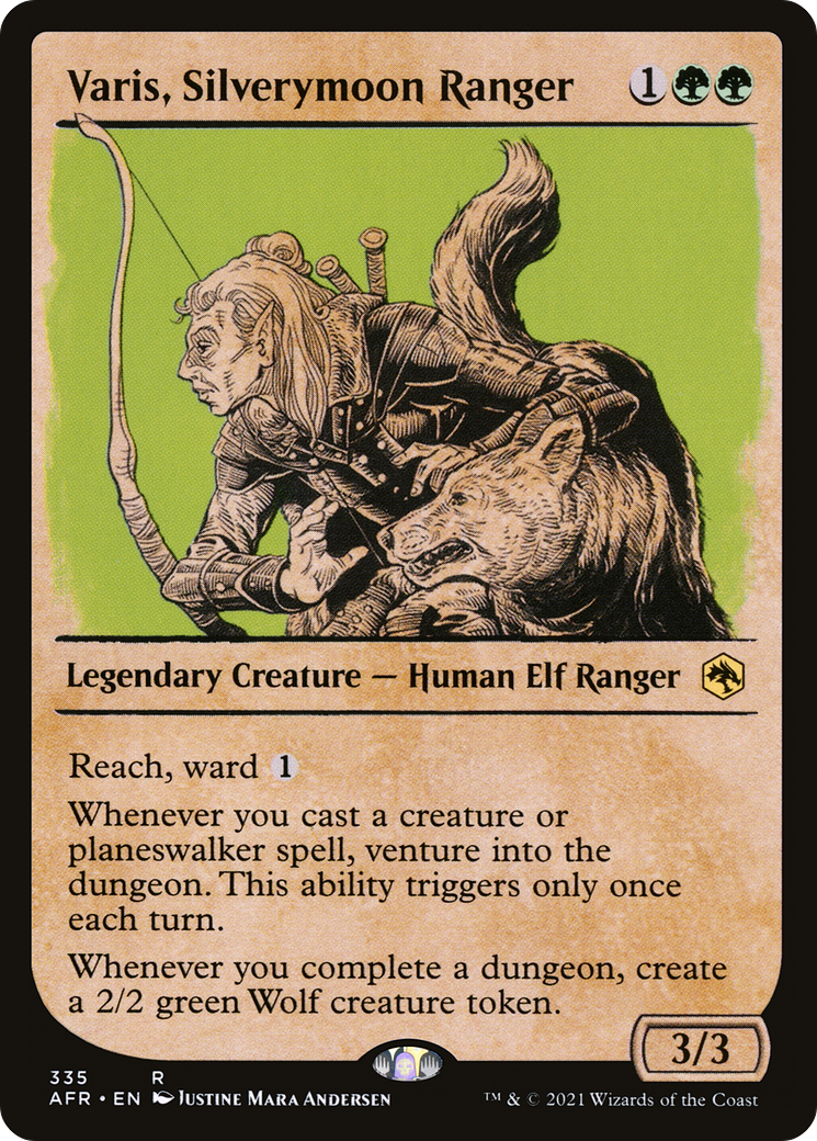 Varis, Silverymoon Ranger (Showcase) (AFR-335) [Adventures in the Forgotten Realms]