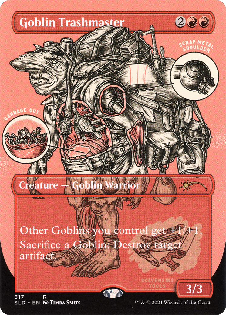 Goblin Trashmaster (SLD-317) (Borderless) [Secret Lair Drop]