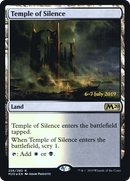 Temple of Silence (M20) (PRE-256S) [Core Set 2020 Promos] Foil