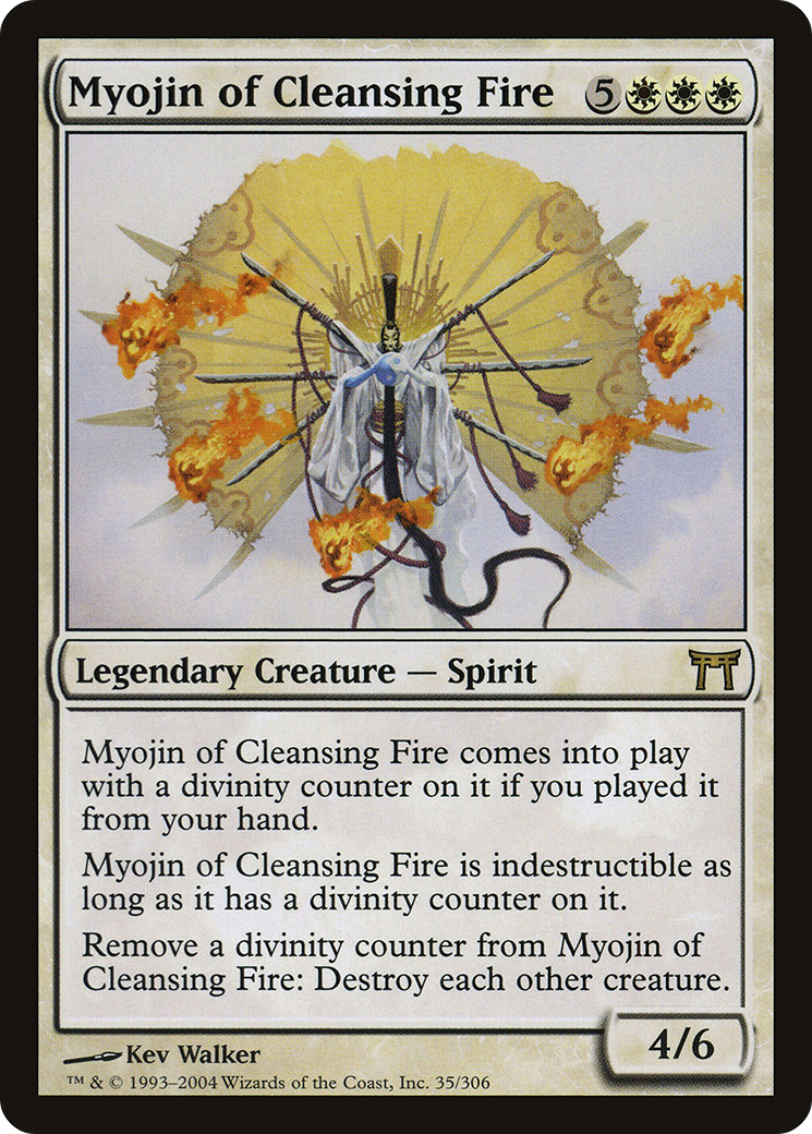 Myojin of Cleansing Fire (CHK-035) [Champions of Kamigawa]